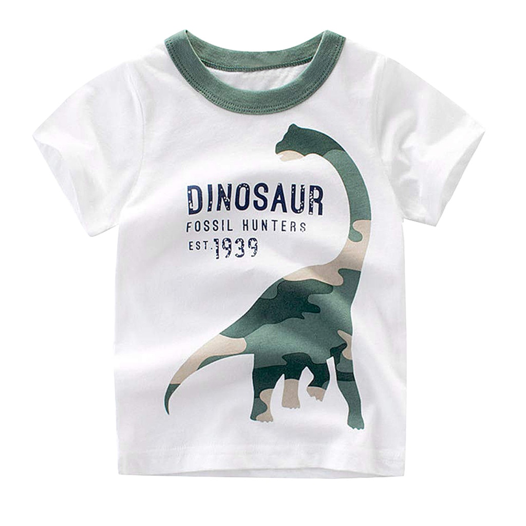 Boy's Summer Dinosaur Clothing Set