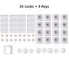 16 Locks / 4 Keys