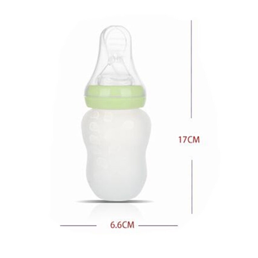 Spoon Style Silicone Baby Feeding Bottle