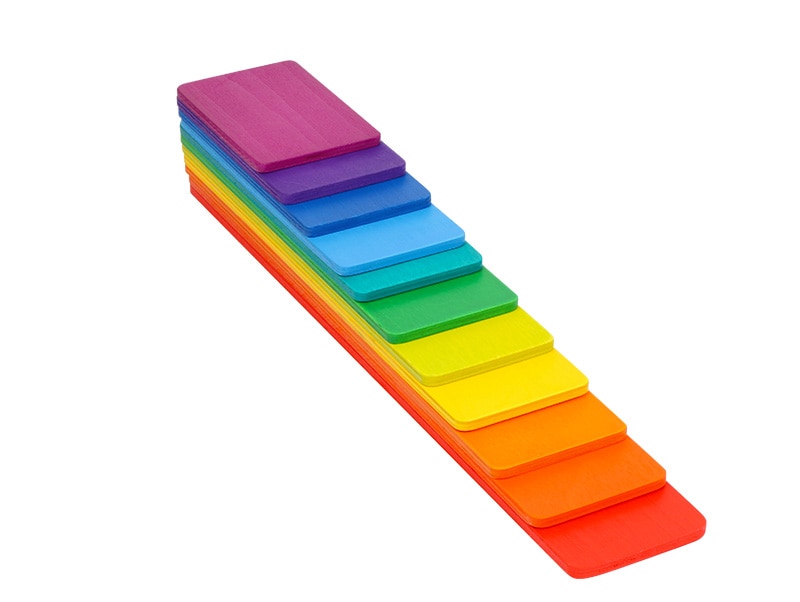 Wooden Rainbow Stacker for Kids